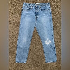 Levi's Premium Wedgie Straight Jeans Size 30